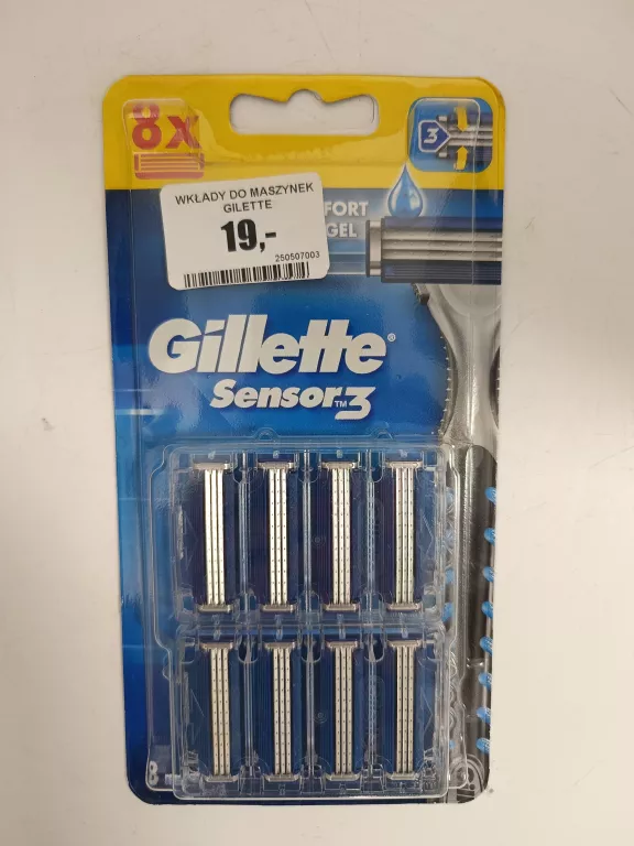 WKŁADY DO MASZYNEK GILETTE