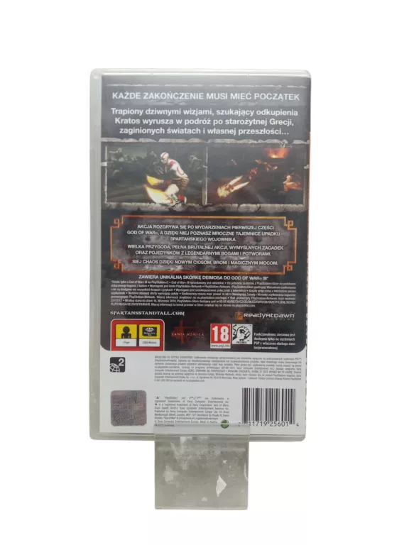 GRA NA PSP GOD OF WAR DUCH SPARTY