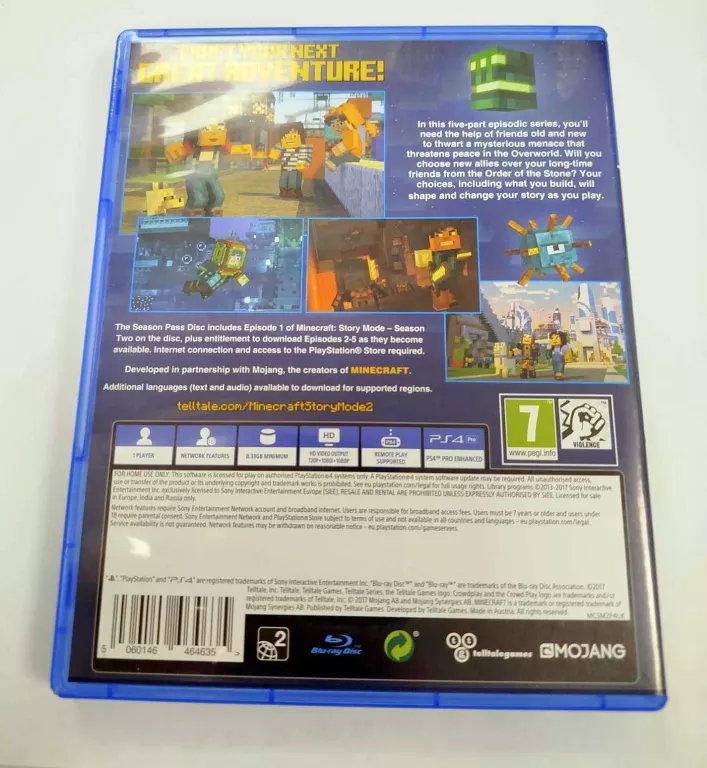 MINECRAFT STORY MODE - SEASON 2 GRA PS4