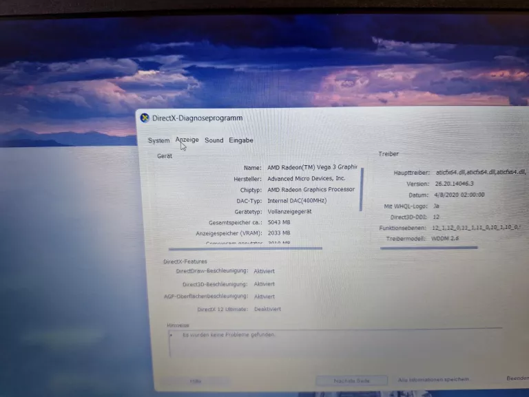 LAPTOP LENOVO V155-15API 256GB 8GB W11 AMD RYZEN 3 3200U RADEON VEGA 3