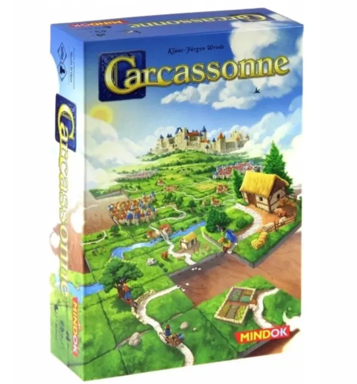 CARCASSONE GRA PLANSZOWA STRATEGICZNA PODSTAWOWA