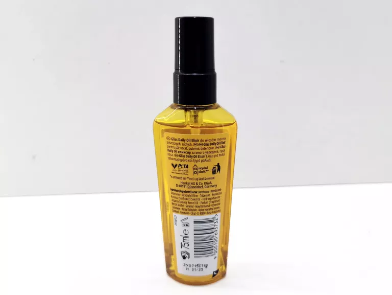 GLISS KUR DAILY OIL ELIXIR ODŻYWCZY ELIKSIR DO WŁOSÓW SUCHYCH 75ML