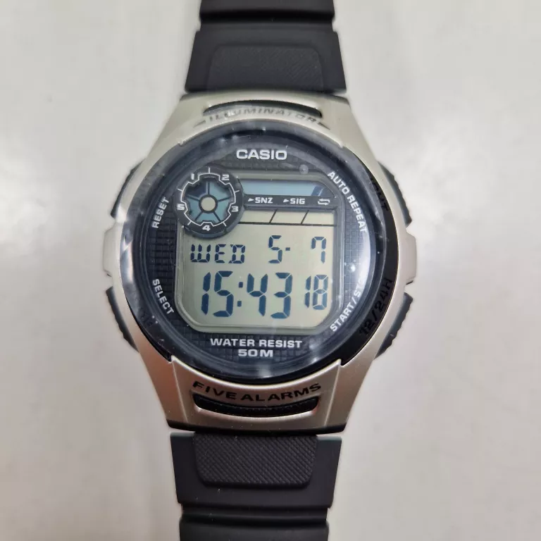 ZEGAREK CASIO ILLUMINATOR W-213-1AVES CZARNY