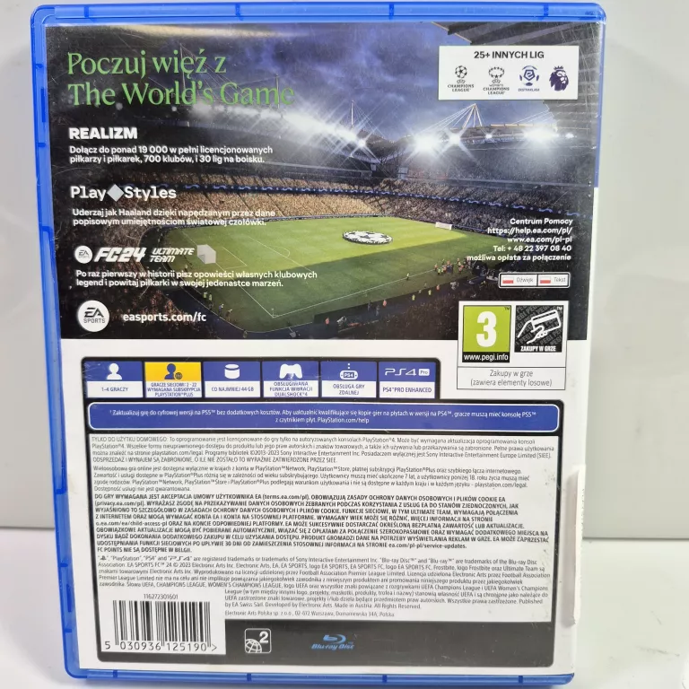 GRA FC 24 SONY PLAYSTATION 4 (PS4)