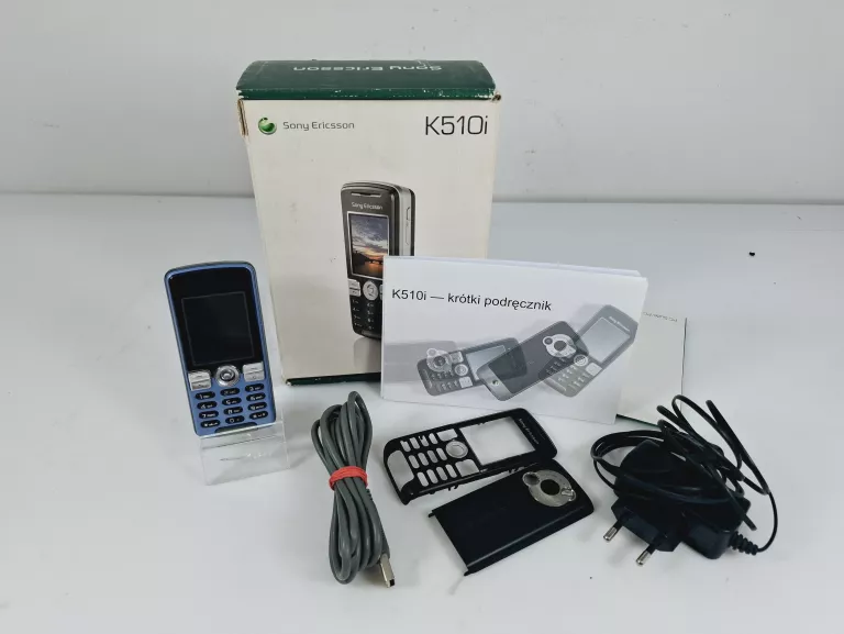 TELEFON KOMÓRKOWY SONY ERICSSON K510I – KOMPLET Z PUDEŁKIEM I AKCESORIAMI