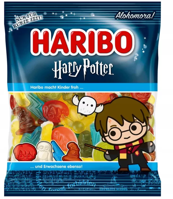 HARIBO HARRY POTTER 160G-ŻELKI NIEBIESKIE