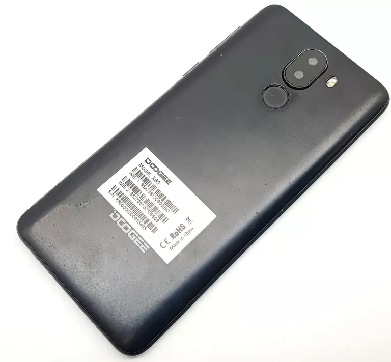 DOOGEE X60 1/8GB PĘKNIĘTA SZYBKA I OBUDOWA