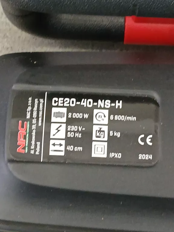 PIŁA ŁAŃCUCHOWA ELEKTRYCZNA NAC CE20-40-NS-H GWARANCJA