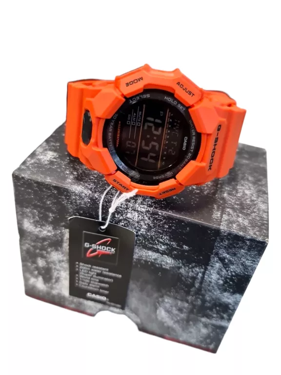 ZEGAREK CASIO GD-010-4ER G-SHOCK MĘSKI POMARAŃCZOWY