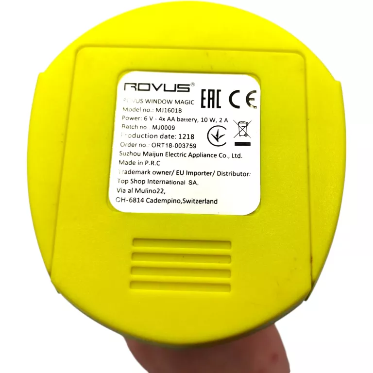 MYJKA ELEKTRYCZNA DO SZYB ROVUS WINDOWS MAGIC MJ005 ODKURZACZ