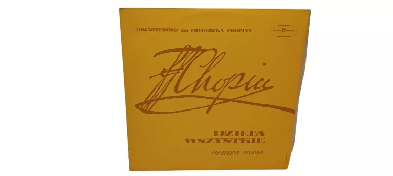 FRYDERYK CHOPIN DZIEŁA WSZYSTKIE SONATY
