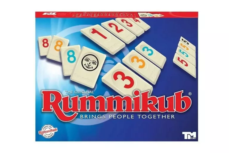 GRA RUMMIKUB STANDARD GRA LICZBOWA DLA CAŁEJ RODZINY
