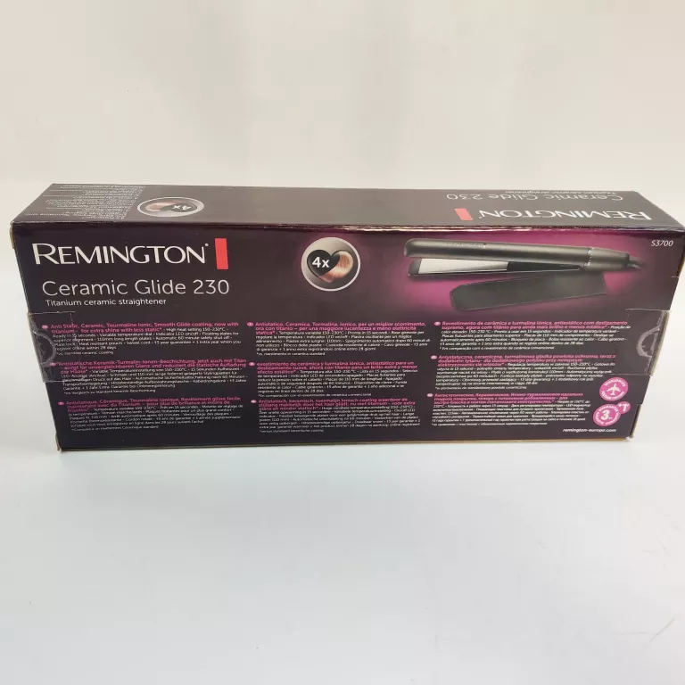 PROSTOWNICA REMINGTON S3700 CZARNY 230W JONIZACJA