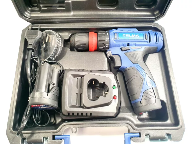 WIERTARKO-WKRĘTARKA CELMA PRO WAK-LI 12GEO 2X1,5AH + ŁADOWARKA + WALIZKA