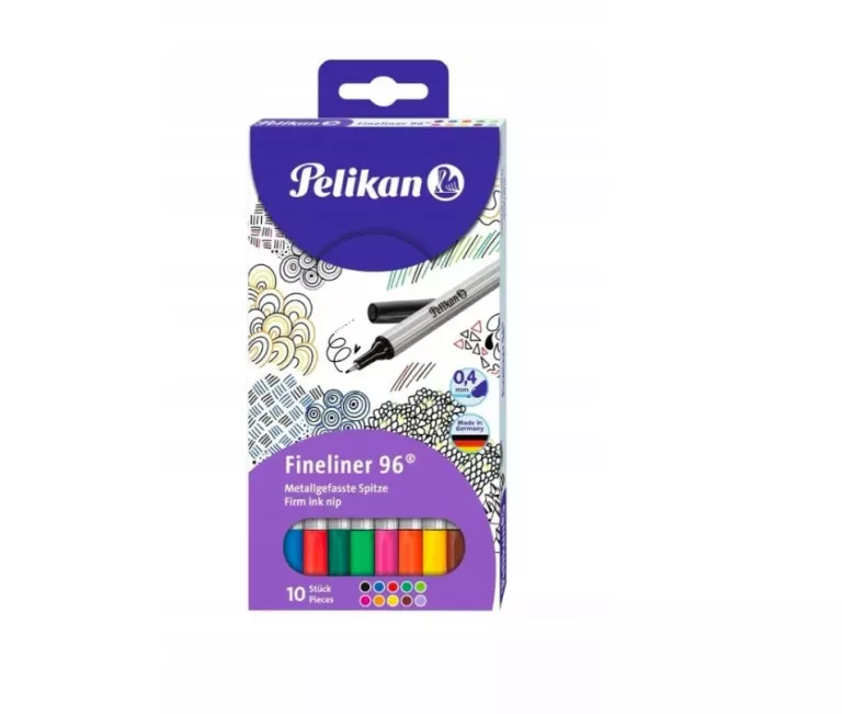 PELIKAN ZESTAW 10 CIENKOPISÓW ŻELOWYCH WIELOKOLOROWYCH