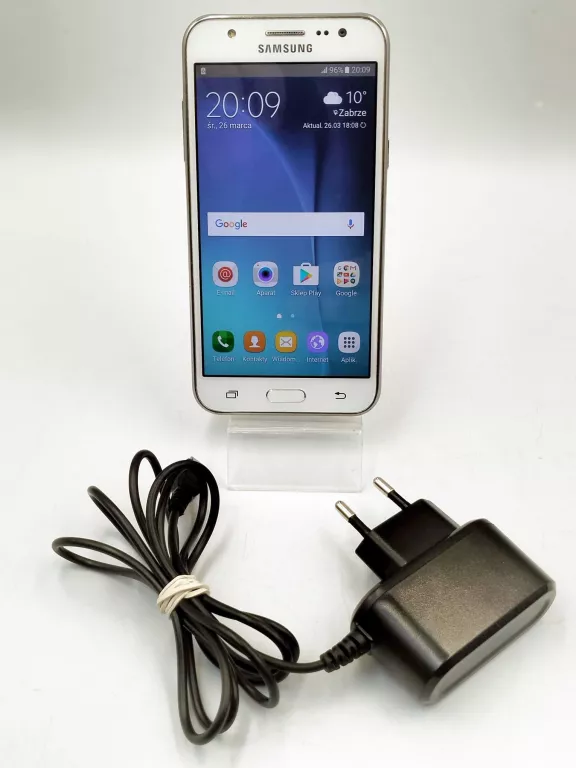 TELEFON SAMSUNG GALAXY J5 1 GB / 8 GB 4G (LTE) BIAŁY + ŁADOWARKA