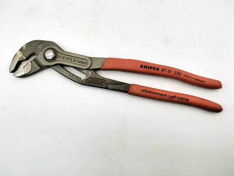 KNIPEX SZCZYPCE DO RUR COBRA KLUCZ NASTAWNE DO NAKRĘTEK 87 01 250 250 MM