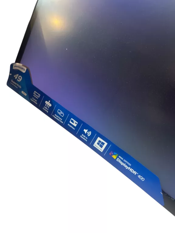 ZAKRZYWIONY MONITOR PHILIPS 499P9H-48.8" SUPERWIDE KAMERA GŁOŚNIKI