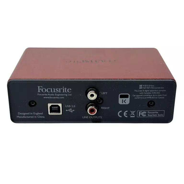 INTERFEJS FOCUSRITE SCARLETT SOLO