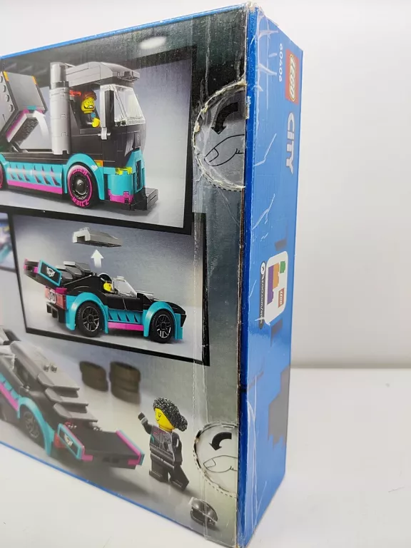 LEGO CITY 60406 SAMOCHÓD WYŚCIGOWY I LAWETA