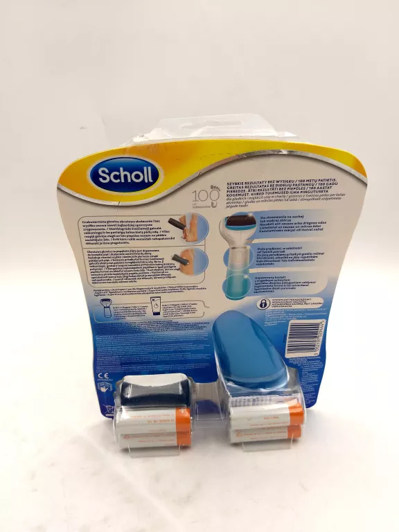 SCHOLL EXPERT CARE PILNIK ELEKTRONICZNY DO STÓP Z GŁOWICĄ DROBNOZIARNISTĄ