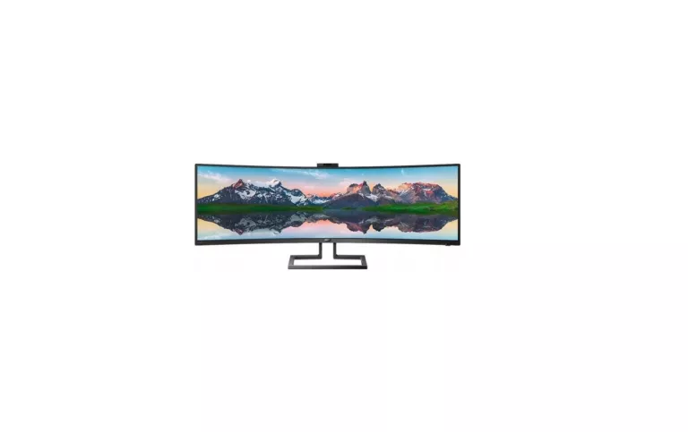 ZAKRZYWIONY MONITOR PHILIPS 499P9H-48.8" SUPERWIDE KAMERA GŁOŚNIKI