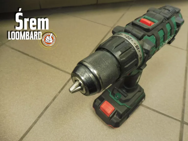 WKRĘTARKA PARKSIDE PABS 20-LI E6, AKUMULATOR, ŁADOWARKA, WIERTŁA, STAN BDB