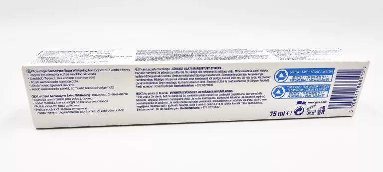 PASTA DO ZĘBÓW SENSODYNE EXTRA WHITENING 75ML