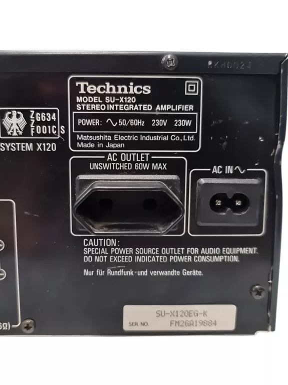 WZMACNIACZ TECHNICS PXS CAP SU-X120