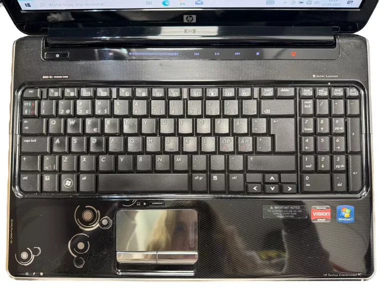 LAPTOP HP PAVILION DV6 PENTIUM DUAL-CORE 4 GB / 250 GB