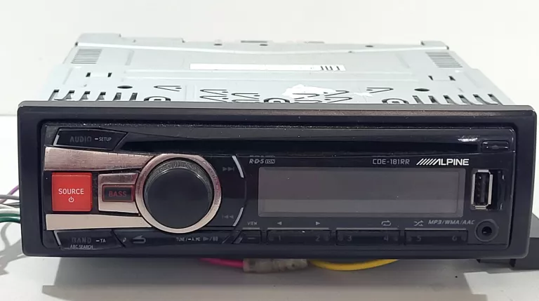 RADIO SAMOCHODOWE ALPINE CDE-181RR MP3 CD AUX USB