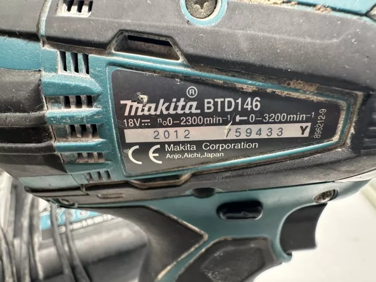 WKRETARKA MAKITA BTD146 AKUMULATOR+ŁADOWARKA