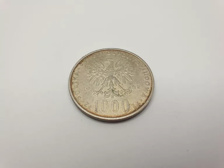 MONETA 1000ZŁ JAN PAWEŁ II 1982R. SREBRO