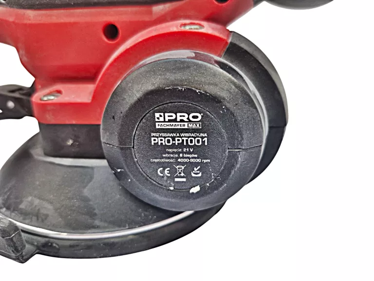 PRO PRZYSSAWKA WIBRACYJNA DO PŁYTEK STANDARD ZESTAW PT001 WALIZKA