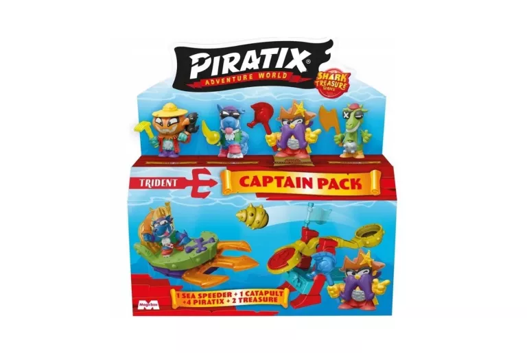 MAGICBOX-PIRATIX-SERIA 2- SHARK TREASURE - CAPTAIN PACK - PAKIET KAPITANA