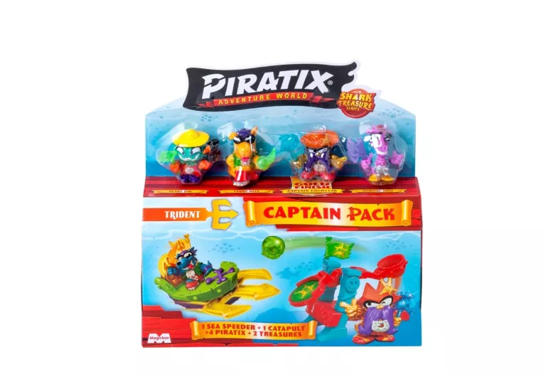 MAGICBOX-PIRATIX-SERIA 2- SHARK TREASURE - CAPTAIN PACK - PAKIET KAPITANA