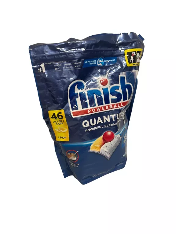 FINISH QUANTUM LEMON KAPSUŁKI DO MYCIA NACZYŃ W ZMYWARCE (46 SZTUK)