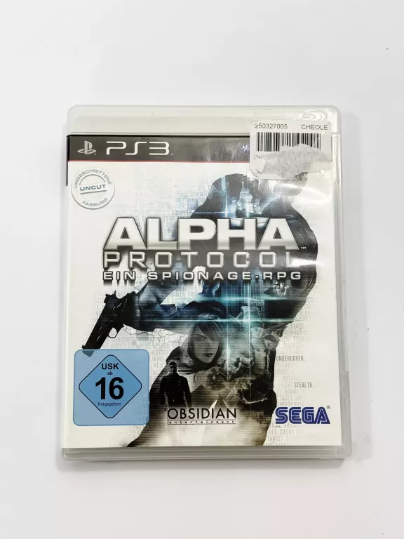 ALPHA PROTOCOL PS3