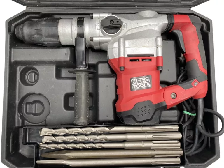 MŁOTOWIERTARKA MEEC TOOLS SDS PLUS 1600 W 9 J 230 V WALIZKA