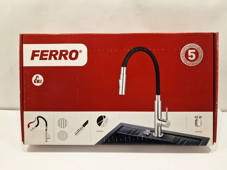 BATERIA KUCHENNA Z ELASTYCZNĄ WYLEWKĄ FERRO FITNESS SLIM BFS43B