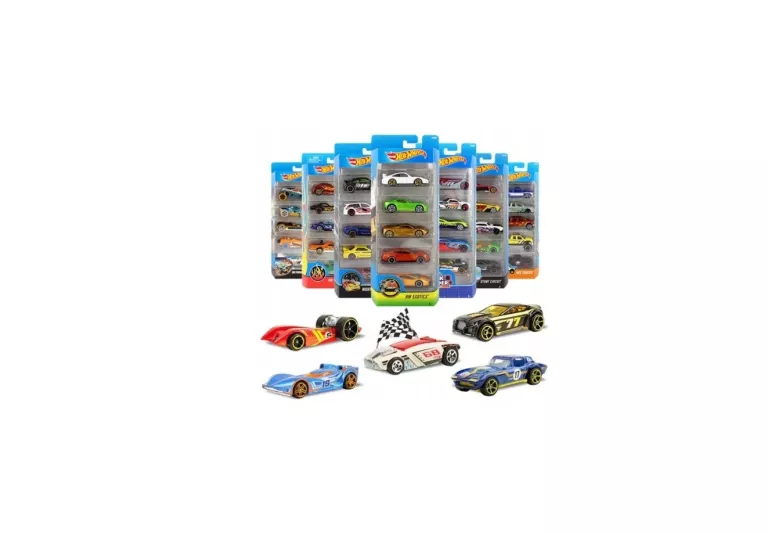 HOT WHEELS ZESTAW 5-PAK AUTKA RESORAKI PIĘCIOPAK