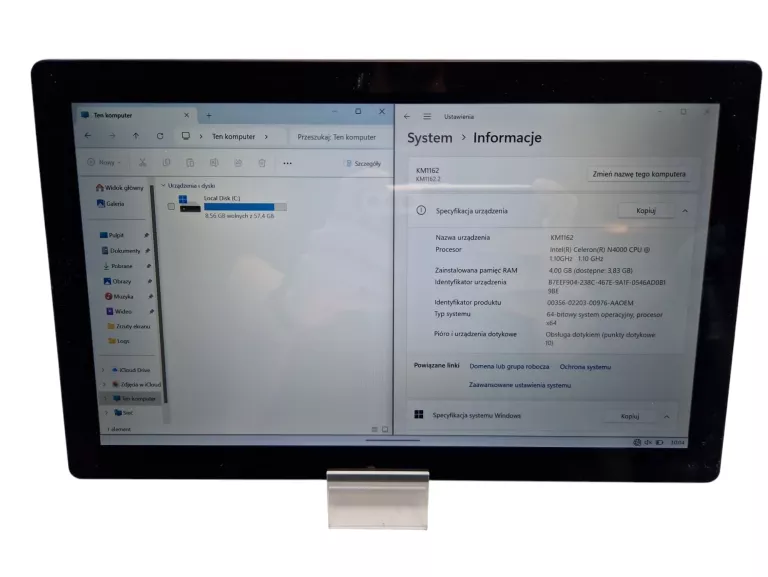 TABLET KRUGER&MATZ EDGE 1162 2W1 - 4/64GB - WIN10 - N4000@2,2GHZ - 4000 MA