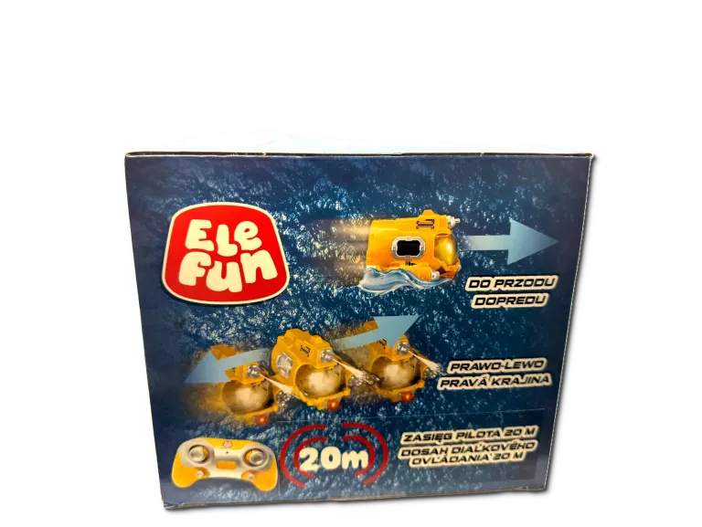ELEFUN SUBMARINE STEROWANA ŁÓDŹ PODWODNA Z ARMATKĄ WODNĄ