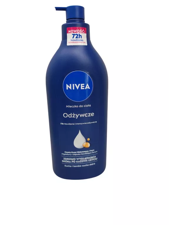 NIVEA MLECZKO DO CIAŁA NAWILŻAJĄCE ODŻYWCZE - BALSAM Z POMPKĄ 625ML