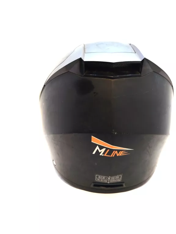KASK MOTOCYKLOWY M.LINE ECE-R22.05 XL:61-62 CZARNY
