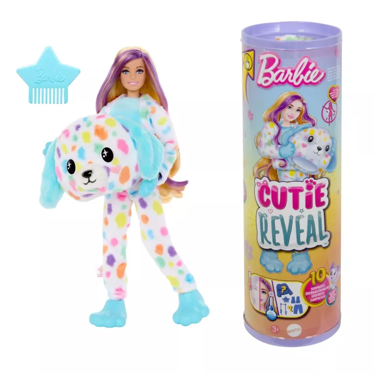 LALKA BARBIE CUTIE REVEAL PIESEK DALMATYŃCZYK HRK41