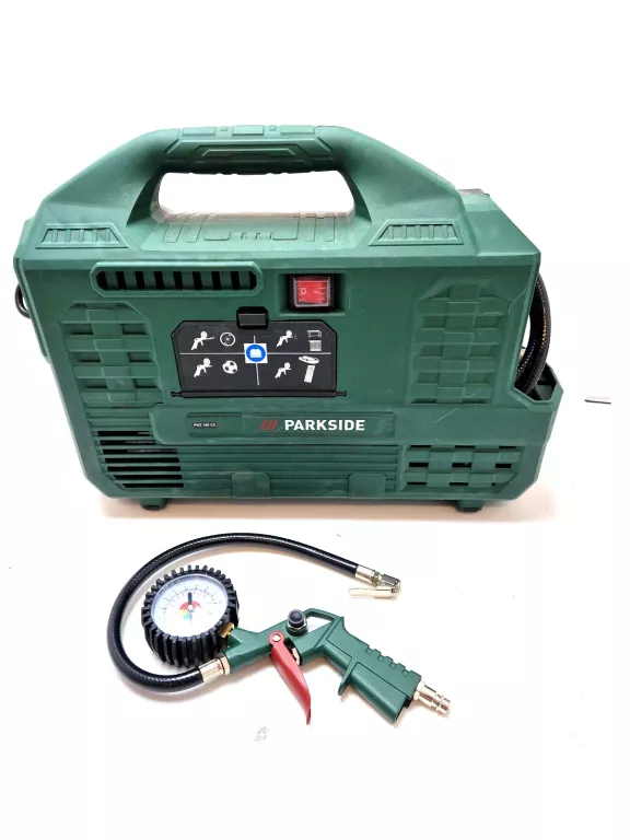 KOMPRESOR BEZOLEJOWY PARKSIDE PKZ 180 C5 0 L 8 BAR