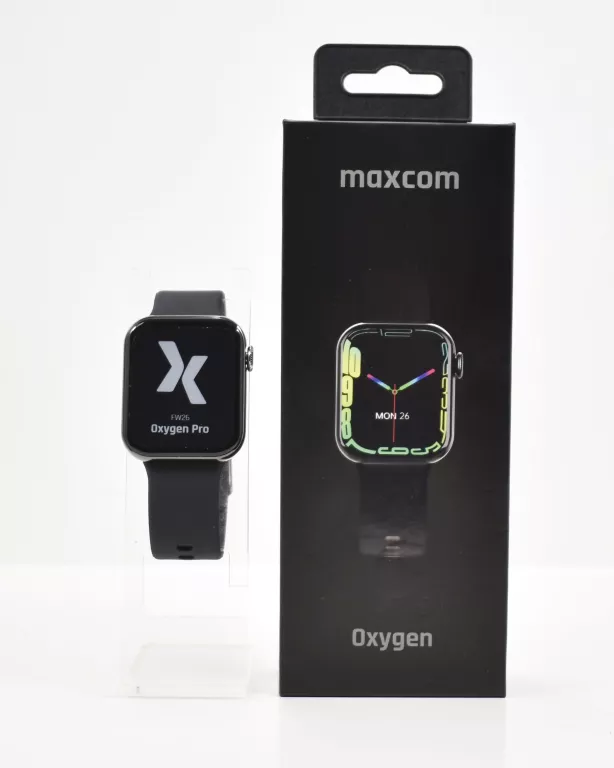 SMARTWATCH MAXCOM FW26 OXYGEN PRO CZARNY