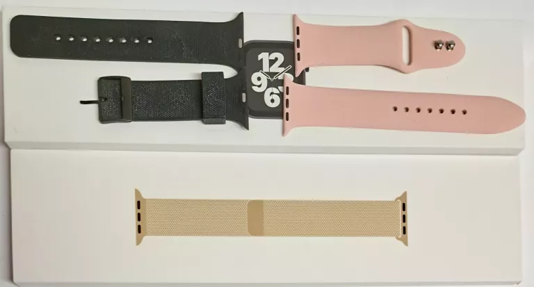 ZEGAREK APPLE WATCH SE GPS +CELLULAR KOPERTA 44 MM GWIEZDNA SZAROŚĆ 93 %