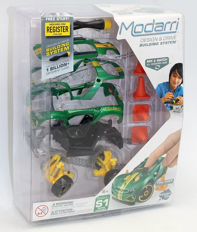 POJAZD DO SAMODZIELNEGO ZŁOŻENIA MODARRI 1113-01 SINGLE S1 SUPER CHARGER